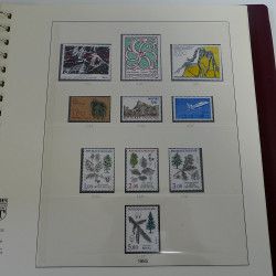 Collection timbres de France neufs** 1983-1989 en album Lindner