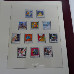 Collection timbres de France neufs** 1983-1989 en album Lindner