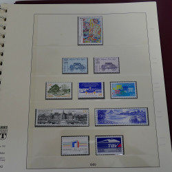 Collection timbres de France neufs** 1983-1989 en album Lindner