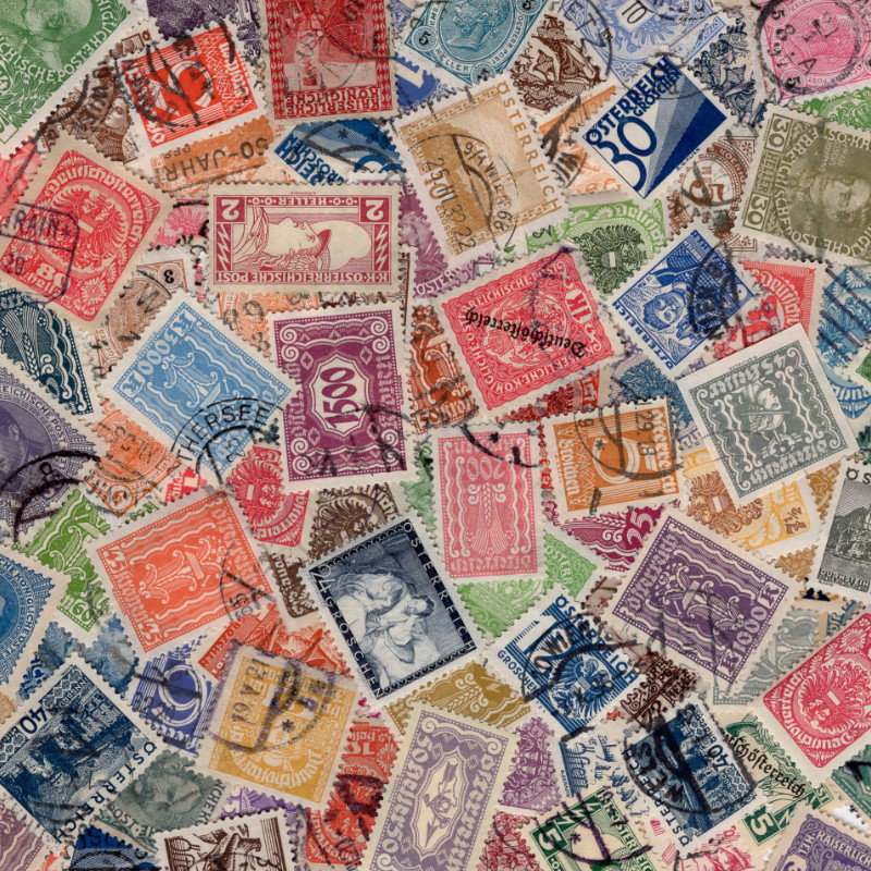 Autriche avant 1938 timbres de collection tous différents.