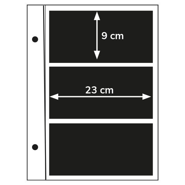 Recharges Futura Yvert à 3 poches pour cartes premiers jours, billets. (E3)  - Philantologie