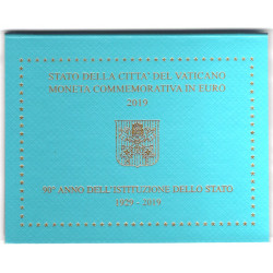 2 euros Vatican 2019 - Fondation de l’État en coffret BU.