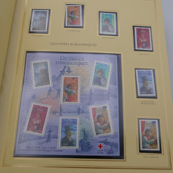 Collection timbres de France 2003-2006 neufs en album Présidence.