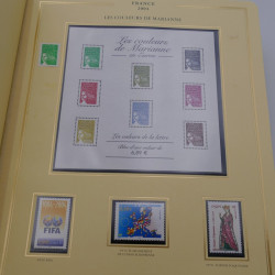 Collection timbres de France 2003-2006 neufs en album Présidence.