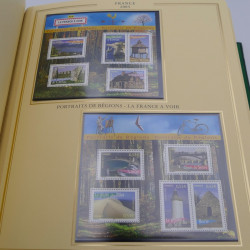 Collection timbres de France 2003-2006 neufs en album Présidence.