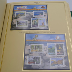 Collection timbres de France 2003-2006 neufs en album Présidence.