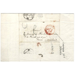 Cachet rouge Chambre des Députés sur lettre de Sénéchal 22 octobre 1836.