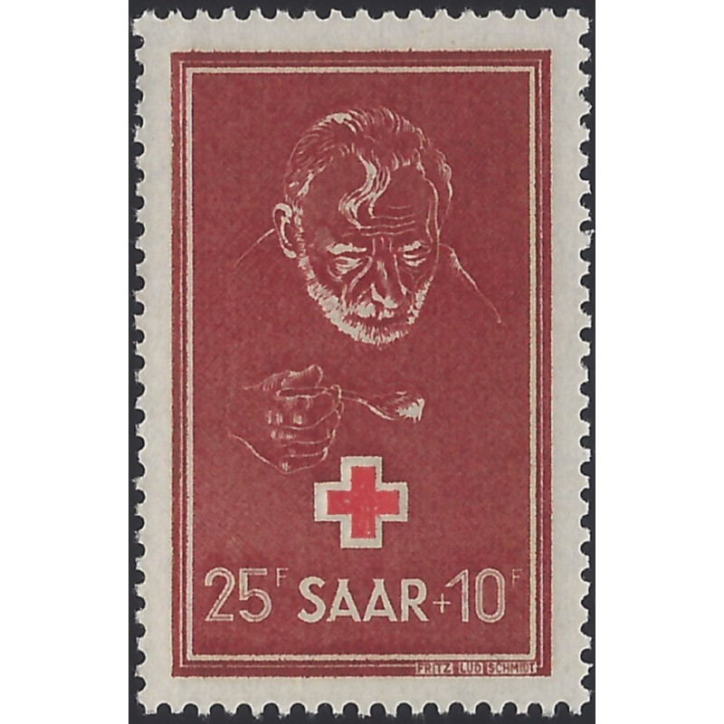 Sarre Croix-Rouge timbre N°271 neuf**.