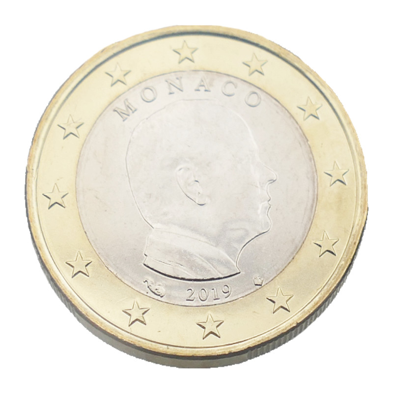 1 euro Monaco 2019 UNC Prince Albert II