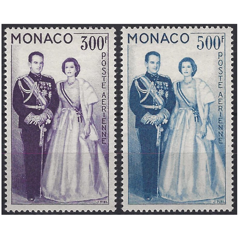 Monaco timbres poste aérienne N°71-72 série neuf**.