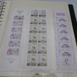 Collection timbres de France neufs 1989-1996 en album Lindner.