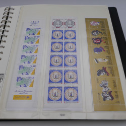 Collection timbres de France neufs 1989-1996 en album Lindner.