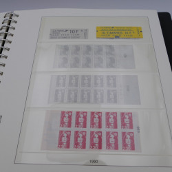 Collection timbres de France neufs 1989-1996 en album Lindner.