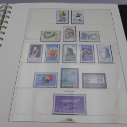 Collection timbres de France neufs 1989-1996 en album Lindner.