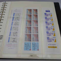 Collection timbres de France neufs 1989-1996 en album Lindner.