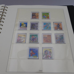 Collection timbres de France neufs 1989-1996 en album Lindner.