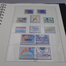 Collection timbres de France neufs 1989-1996 en album Lindner.