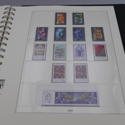 Collection timbres de France neufs 1989-1996 en album Lindner.