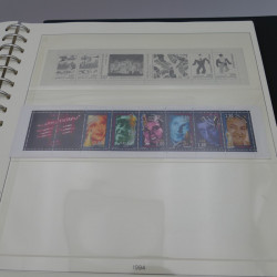 Collection timbres de France neufs 1989-1996 en album Lindner.