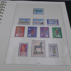 Collection timbres de France neufs 1989-1996 en album Lindner.