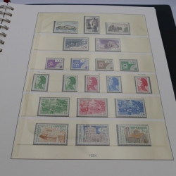 Collection timbres de France neufs 1977-1986 en album Lindner.