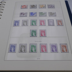Collection timbres de France neufs 1979-1986 en album Lindner.