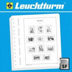 Feuilles préimprimées Leuchtturm France blocs CNEP 2005-2023.