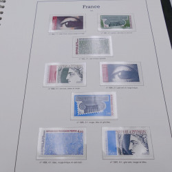 Collection timbres de France 1970-1989 neufs en album Yvert.