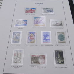 Collection timbres de France 1970-1989 neufs en album Yvert.