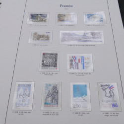 Collection timbres de France 1970-1989 neufs en album Yvert.