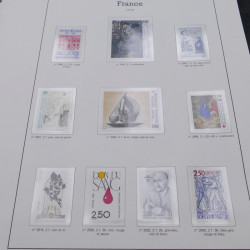 Collection timbres de France 1970-1989 neufs en album Yvert.