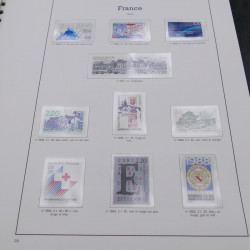 Collection timbres de France 1970-1989 neufs en album Yvert.