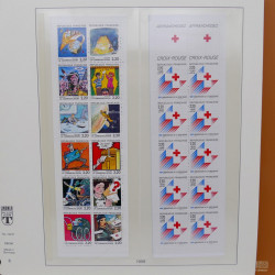 Collection carnets de timbres de France 1963-2011 neufs en 2 albums.