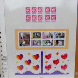 Collection carnets de timbres de France 1963-2011 neufs en 2 albums.