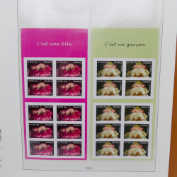 Collection carnets de timbres de France 1963-2011 neufs en 2 albums.