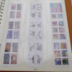 Collection timbres de France 2010 neufs complet en album Lindner.