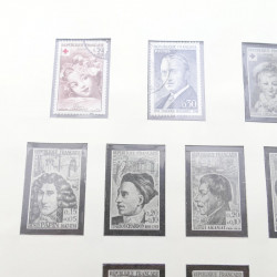 Collection timbres de France 1960-1971 en album Lindner.