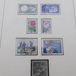 Collection timbres de France 1960-1971 en album Lindner.