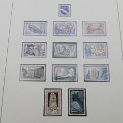 Collection timbres de France 1960-1971 en album Lindner.