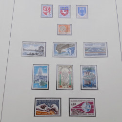 Collection timbres de France 1960-1971 en album Lindner.