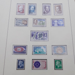 Collection timbres de France 1960-1971 en album Lindner.