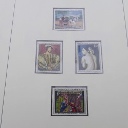 Collection timbres de France 1960-1971 en album Lindner.