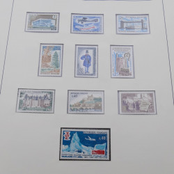 Collection timbres de France 1960-1971 en album Lindner.