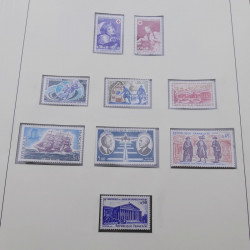 Collection timbres de France 1960-1971 en album Lindner.