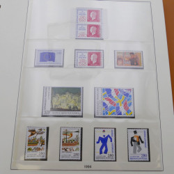 Collection timbres de France 1994-1999 neufs complet en album Lindner.