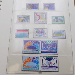 Collection timbres de France 1994-1999 neufs complet en album Lindner.