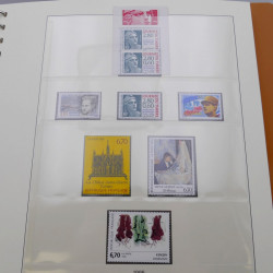 Collection timbres de France 1994-1999 neufs complet en album Lindner.