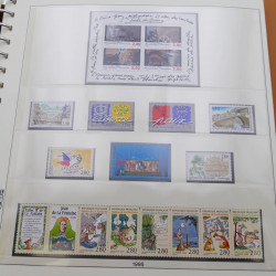 Collection timbres de France 1994-1999 neufs complet en album Lindner.