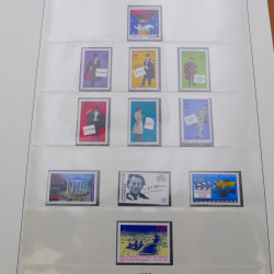 Collection timbres de France 1994-1999 neufs complet en album Lindner.