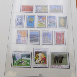 Collection timbres de France 1994-1999 neufs complet en album Lindner.